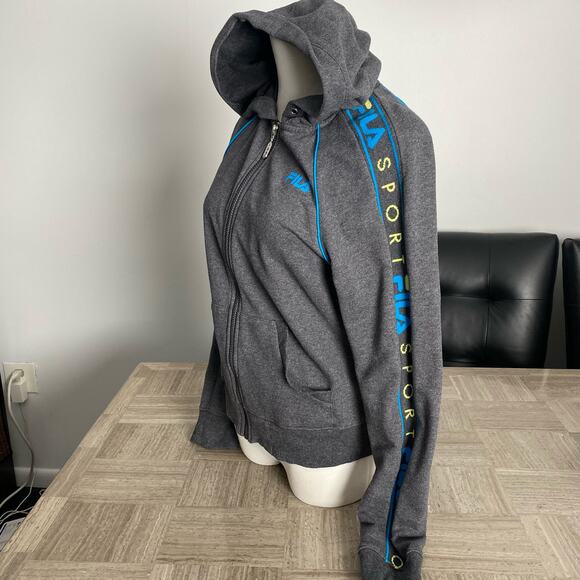 Womens Fila Sport zip up Hoodie MEDIUM - Picture 1 of 5
